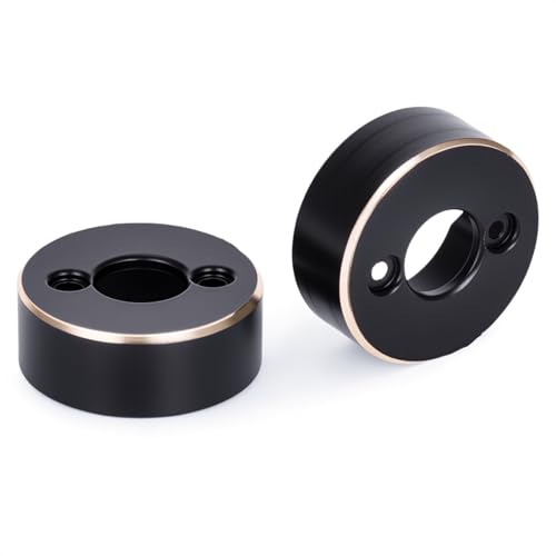 Brass Steering Knuckles Rear Hubs Weights Diff Covers for 1/30 RC Crawler AXIAL SCX30 Ford Bronco 4X4 Jeep Wrangler JLU Upgrades (Rear Axle Set) - color: Rear Axle Set