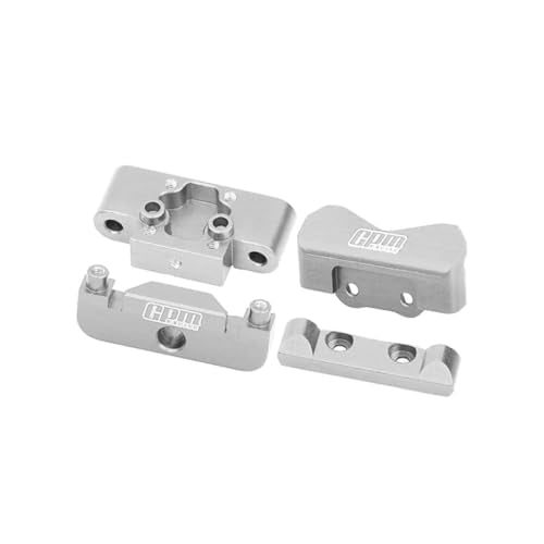 GPM 7075 Alloy Front Bulkhead & Rear Pin Mounts for LOSI 1/24 Micro-B 2Wd Buggy Rtr-Los00007 - color: Silver