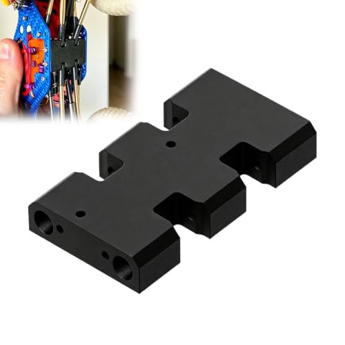 Skid Plate Compatible with DLux NOD-24 Transmission, Compensated Chassis Skid, RC Crawler Chassis Accessory, Transmission Mount Upgrade