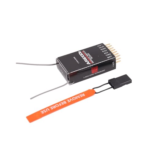 DSM2 AR6100E 6-Channel 2.4GHz Receiver Compatible DX6I DX7 DX8 DX18 DSX6 DSX9 Transmitter Helicopters