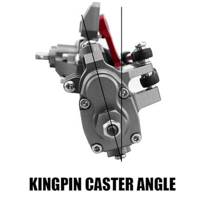 1/10 RC Crawler All Metal Front and Rear Portal Axle for Axial Capra 1.9 inch UTB AXI03004 Buggy F9 Wraith 90018 RR10 Upgrade Part (SR Front Rear Axle) - color: Front Rear Axle