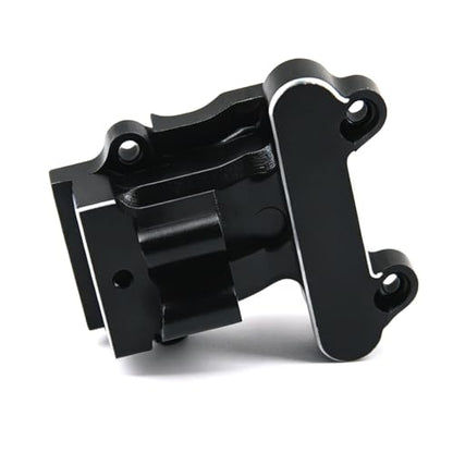 Aluminum Upgrade Parts Set for ARRMA 1/16 Mini Kraton 3S, Front/Rear Upper/Lower Arm, Gearbox Cover, Wing, Steering Link (Black Front Gearbox Cover) - color: Black Front Gearbox Cover