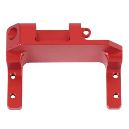 SUNGOOYUE Servo on Axle Mount, Aluminum Alloy Portal Axle 4-Link Suspension 1/10 RC Crawler Car Upgrade Parts for SCX10 III AR45P Third Generation (Red) - color: Net