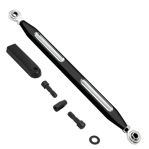 Motorcycle Shift Linkage Compatible for Harley Davidson Street Glide Road Glide Road King Dyna Fatboy Softail Electra Glide 1986-2024, Black, AIL021BLK - color: Black