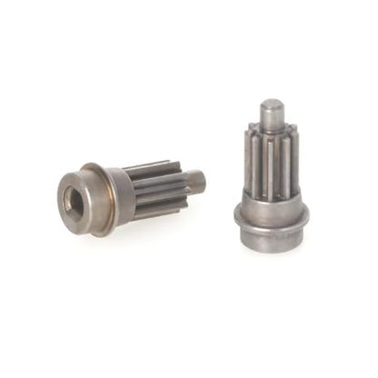LCX 1/10th RC Crawler Car Metal Front Rear Portal Axle Drive Input Gear 2pcs for TRX4 TRX6, Upgrades Parts Accessories (Rear Axle)