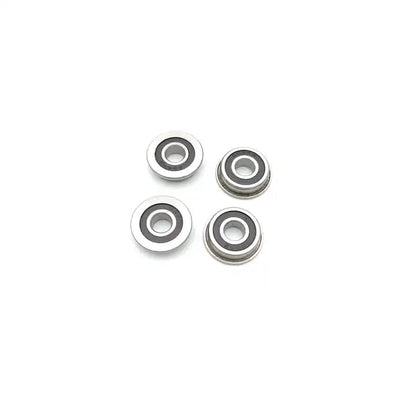10Pcs F695 2RS Bearing 5 * 13 * 4mm ABEC-7 Flanged Miniature F695 RS Ball Bearings F695RS for VORON Mobius 2/3 3D Print