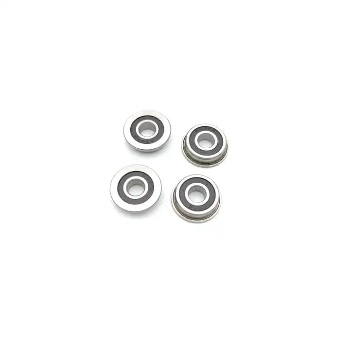 10Pcs F695 2RS Bearing 5 * 13 * 4mm ABEC-7 Flanged Miniature F695 RS Ball Bearings F695RS for VORON Mobius 2/3 3D Print