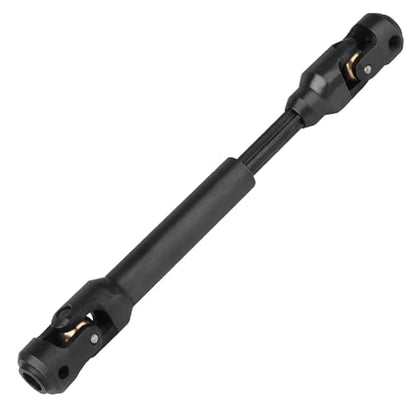 2pcs Hobbyfire 1/10 RC Crawler Drive Shafts Steel Universal Joint Driveshaft Heavy Duty for Axial SCX10 II III TRX4 Redcat Gen8 Gen7 Element Upgrades Parts(104-148mm) - style: 104-148mm