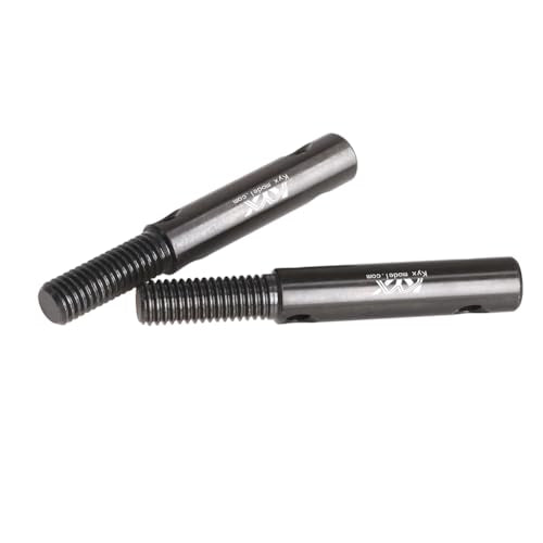 KYX Racing Hard Steel Front Rear Portal Stub Axle Drive Shaft Upgrades Parts Accessories for 1/8 RC Crawler Car Axial AXP8 Gilamon
