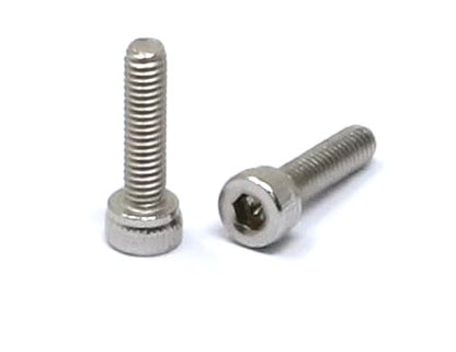 iexcell 100 Pcs M2.5 x 10mm Thread Pitch 0.45 mm Stainless Steel 304 Hex Socket Head Cap Screws Bolts Kit - size: M2.5 x 10mm