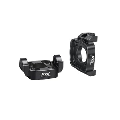 KYX Racing Aluminum Spindle Carrier Set Black Upgrades Parts Accessories for 1/18 RC Car LOSI Mini LMT 4X4 Monster Truck
