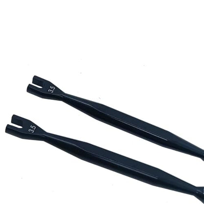 Rc Repair Tools for Universal Parts RC Car 4mm 3.5mm Aluminum Turnbuckle Turner Wrench 4.1mm Head Cover for Rc Car 7075 Material(2PCS Black) - size: 2PCS black