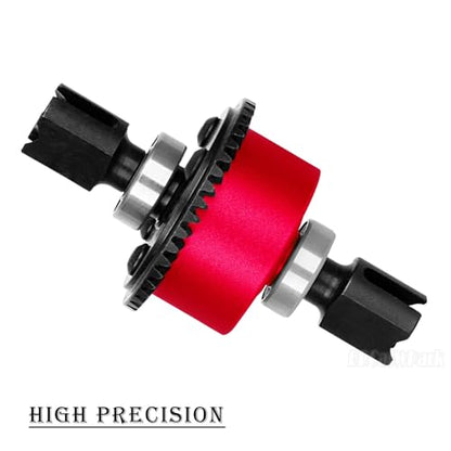 RC 43T Differential & 13T Main Gear Upgrades Part for 1/7 Fireteam/Infraction/Mojave 6s BLX Limitless,1/8 Kraton/Notorious Outcast/Typhon/Talion 6s BLX,Red