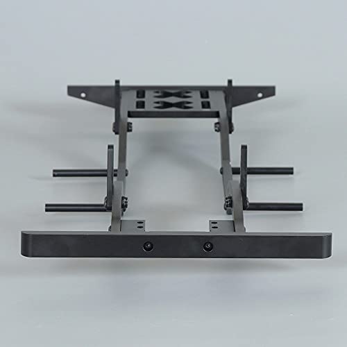 RC Repair Tool Metal Chassis Set Rails Frame with Shock Towers Leaf Springs Mounting Holes for 1/10 RC Crawler Axial SCX10 D90 TF2 B5 Upgrade