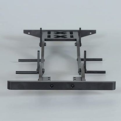 RC Repair Tool Metal Chassis Set Rails Frame with Shock Towers Leaf Springs Mounting Holes for 1/10 RC Crawler Axial SCX10 D90 TF2 B5 Upgrade