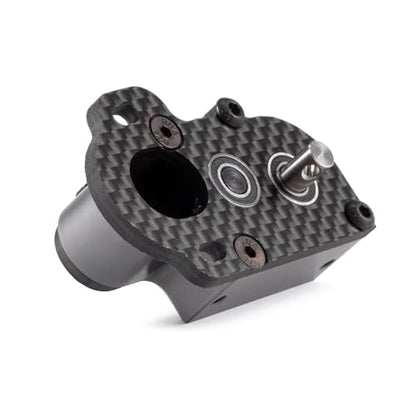 Ultralight Portal Transmission,48Pitch Tiny Gearbox,Machined Ultralight Portal Transmission Tiny Gearbox with Slipper Pad for 1/10 LCG Chassis Cheater Rigs Capra SCX10 III AR45 (Gray) - color: Gray