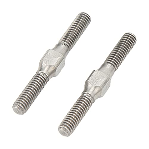 RC Turnbuckle Link Steel 2 - Pack | Heavy - Duty Tie Rod for ARRMA Granite/Big Rock/Senton 1/10 Scale RC Cars | M4 Thread Adjustable Linkage Kit