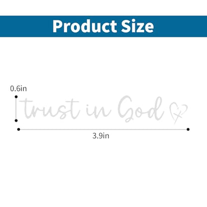 3 Pcs Love Cross Rearview Mirror Window Sticker,Tension Resistant Rear Windshield Body Decorative Sticker,Waterproof Self-Adhesive Decoration,Fits for Most Cars Trucks Suvs (White)