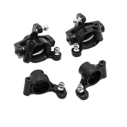 RC Steering Knuckles For Wltoys 144001 144002 144010 124016 124017 124018 124019 Steering Cup C-Hub Carrier Rear Hub Carrier Set RC Car Spare Parts