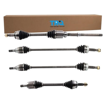 TRQ CV Axle Shaft Assembly 4 Piece Set Compatible with 2015-2019 Nissan Rogue AWD - style: CSA32997