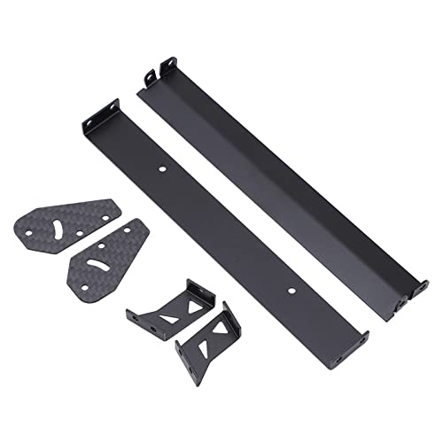 Aluminium Alloy RC Car Tail Wing Adjustable Spoiler for 1/10 On Road Racing Drift Car Durable Black
