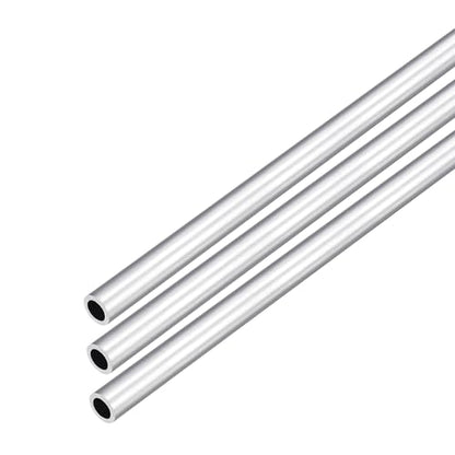 DMiotech 3Pack (8mm OD x 6mm ID) 6063 Aluminum Round Tube 300mm Length Industry Metal Tubing for Machinery Frame Construction DIY Projects - size: 8mm x 6mm x 300mm