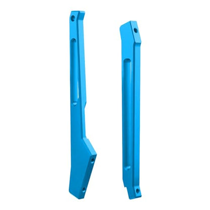 Chassis Brace Set Front Rear Brace for Arrma 1/7 Fireteam Mojave Talion 6S EXB RTR Upgrades Part Blue - color: Blue