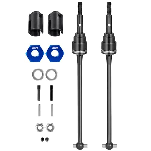 RC Cars Spare Parts For Traxxas For Slash 1/10 Metal Front Rear Shock Mount Steering Blocks Linkage Adapter 2Wd Short Course Truck Parts RC(Front CVD) - color: Front CVD
