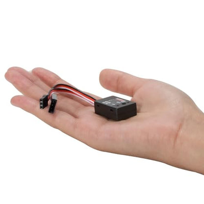 RC Gyro Mini Gyroscope Stability Control Adjustable for 1/10 1/12 RC Car | Sensitivity adjustable,direction changeable.Supports digital analog servo.For crawlers drift car monster trucks boats robots.