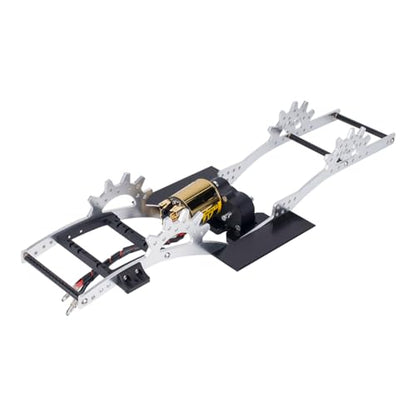 SCX10 TRX4 Gearbox,LCG Crawler R2 Metal Transmission Low Center of Gravity Gearbox for 1/10 RC Car SCX10 TRX4 RC4WD Capra Axle DIY Chassis(Red) - color: Red