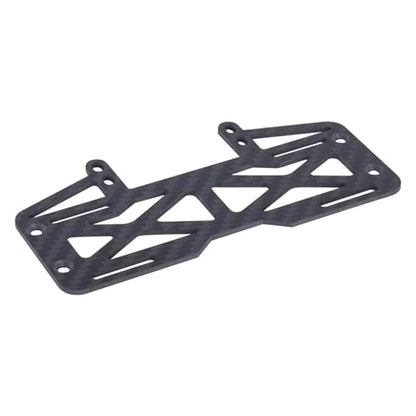 RC Car Parts Compatible with Vanquish for Phoenix Ultra Pro Fordyce 1/10 RC Crawler Parts Light Carbon Fiber Pattern Battery Tray Servo Mount ESC Kit