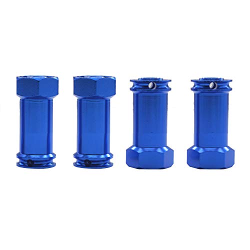 Share Goo Aluminum 12mm Wheel Hex Hub Adapters 25mm/30mm Extension Longer Combiner Compatible with Traxxas Slash 4x4 HQ 727 5807 Stampede 1/10 RC Truck Car (25mm) - size: 25mm