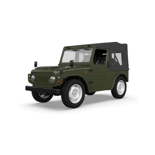 1/10 Scale 2.4GHz 4WD RC Rock Crawler Truck RTR, Full Proportional Off-Road RC Car with 2-Speed Transmission, Adjustable Hydraulic Shocks, LED Lights (Green)