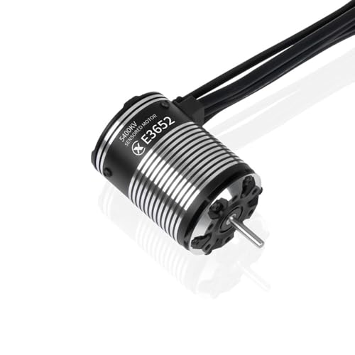 XC E3652 Sensored Brushless Motor for RC Car,2S Lipo,IP67 Water Proof,Applicable to:1/10 On-Road,Off-Road,Short Course(Light Load) (5400KV) - style: 5400KV