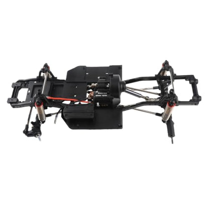 HUIOP Chassis Frame, 313mm Wheelbase Chassis Frame for 1/10 AXIAL SCX10 II 90046 90047 RC Crawler Climbing Car DIY