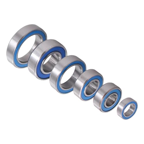 ApplianPar 21Pcs RC Ball Wheel Hub Sealed Bearings Kit | for Traxxas Slash 4x4 Rustler Stampede 4X4 VXL Telluride 1/10 Rubber Seals