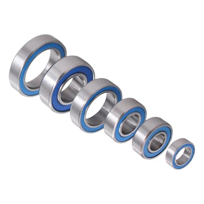 ApplianPar 21Pcs RC Ball Wheel Hub Sealed Bearings Kit | for Traxxas Slash 4x4 Rustler Stampede 4X4 VXL Telluride 1/10 Rubber Seals