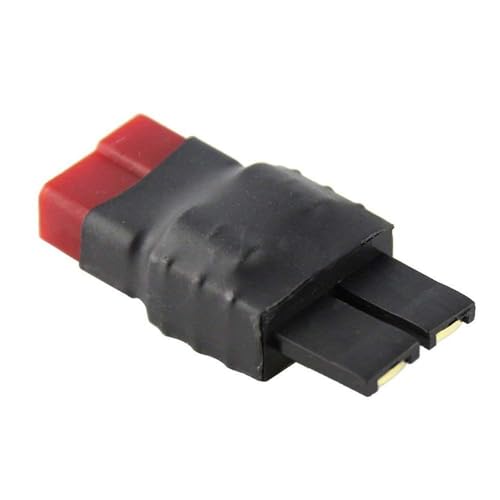 FLY RC 4pcs T Plug RC Lipo Battery Connector Adapter Compatible with Slash/Rustler/Stampede/Bandit/E Revo NiCd NiMH Battery - style: T Female to TR Male