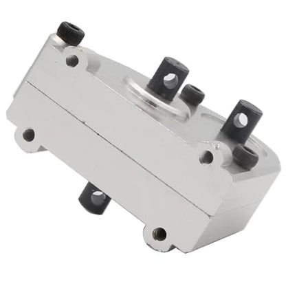 RC Repair Parts Compatible with MN128 MN86 MN86S MN86K MN86KS 1/12 RC Crawler Car Upgrade Parts Accessories Metal Transmission Gearbox Transfer Case(Silver) - color: Silver