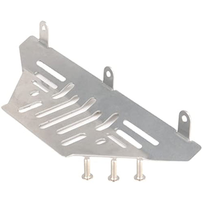 KYX Racing Stainless Steel Frame Protector & Skid Plate Chassis Guard & Axle Protective Plate Upgrades Parts Accessories for 1/10 Rc Crawler TRX-4 2021 Bronco