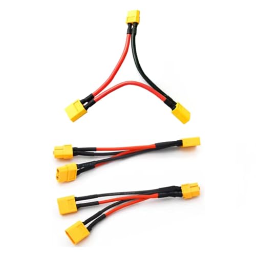 XT60 1pcs Silicone Wire Harness Terminal Connector Cable for RC Car Battery Part for Electrical for Toys Parts Upgrade Replacement Use RC Car DIY Parts