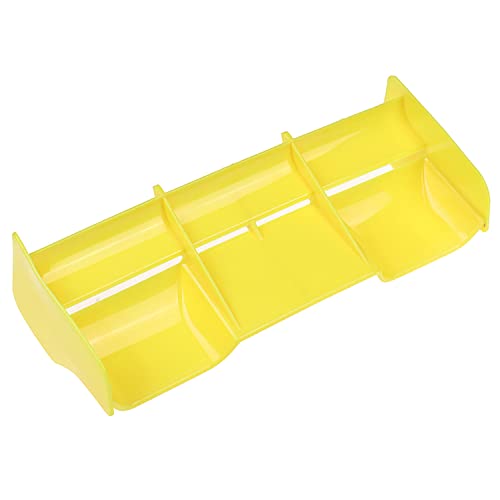 1:8 Scale RC Off-Road Car Rear Spoiler Plastic Tail Wing Accessories for 1/8 Model Off Road Buggy Drift Racing Truck Vehicle for HPI HSP (Yellow) - color: Yellow
