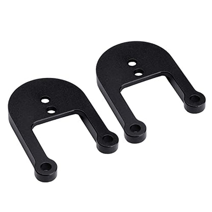 2pcs Aluminum Front/Rear Shock Tower Hoops Bracket Mount for 1/10 RC CAR RC4WD Gelande II Chassis (Rear Shock Hoops) - style: Rear Shock Hoops