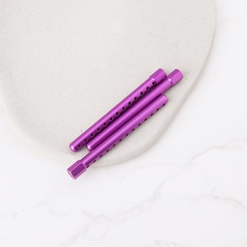 OTOTEC 8pcs Road Racing Cars Body Posts Aluminum 102037 Fits RC 1:10 Road Racing Cars Upgrade Purple - color: Purple