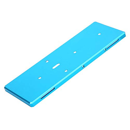 RC Battery Tray with Screw, Aluminum Alloy Replacement for RGT EX86100 1/10 RC Car, Lightweight and Durable Battery Mount for RC Vehicle (Blue 680022B) - color: Blue 680022b