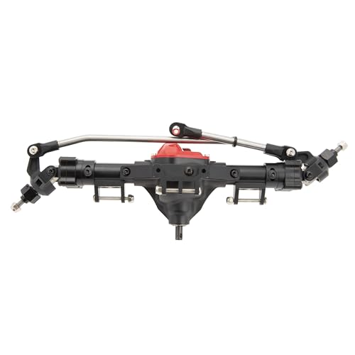 DKKY Portal Axles Kit for Axial SCX10 & SCX10 II 90046 90047 D90 D110 1/10 RC Crawler Upgrades Parts (Black) - color: Black