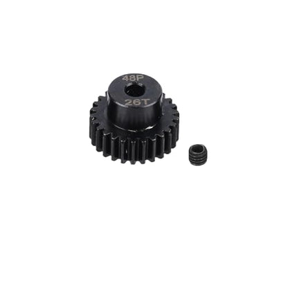 5Pcs Metal Steel 48P Pinion Gear Sets with Hex Key for RC Car, Truck & Off-Road Vehicles (26T 27T 28T 29T 30T) - style: 26T 27T 28T 29T 30T