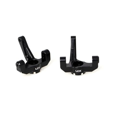 LCX Racing RC Car CNC Machined Aluminum Front Steering Knuckle Spindle Set for 1/10 LOSI 22S, Upgrades Parts Accessories