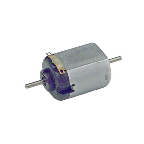 Lot of 2 Small DC Brush Motor Double Shafts 1.2V 3V 14000RPM for Model, Toys, Fan, Remote Control Devices - size: 130 DC Motor Double Shaft 2PCS