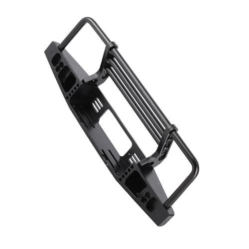 1 10 RC Crawler Adjustable Metal Front Bumper Heavy Duty Collision Accuracy Upgrade Parts Replacement Accessory for Axial SCX10 II 90046 90047 Defender Vehicle